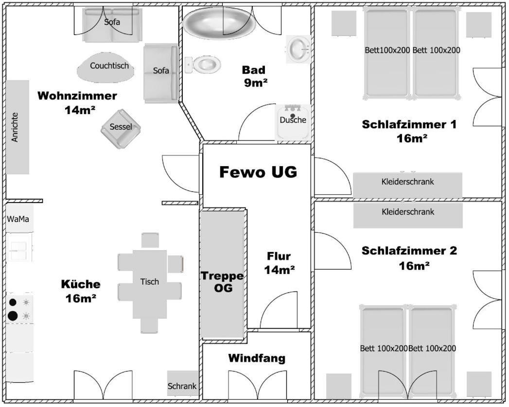 Ferienwohnung Landliebe Лер Екстер'єр фото